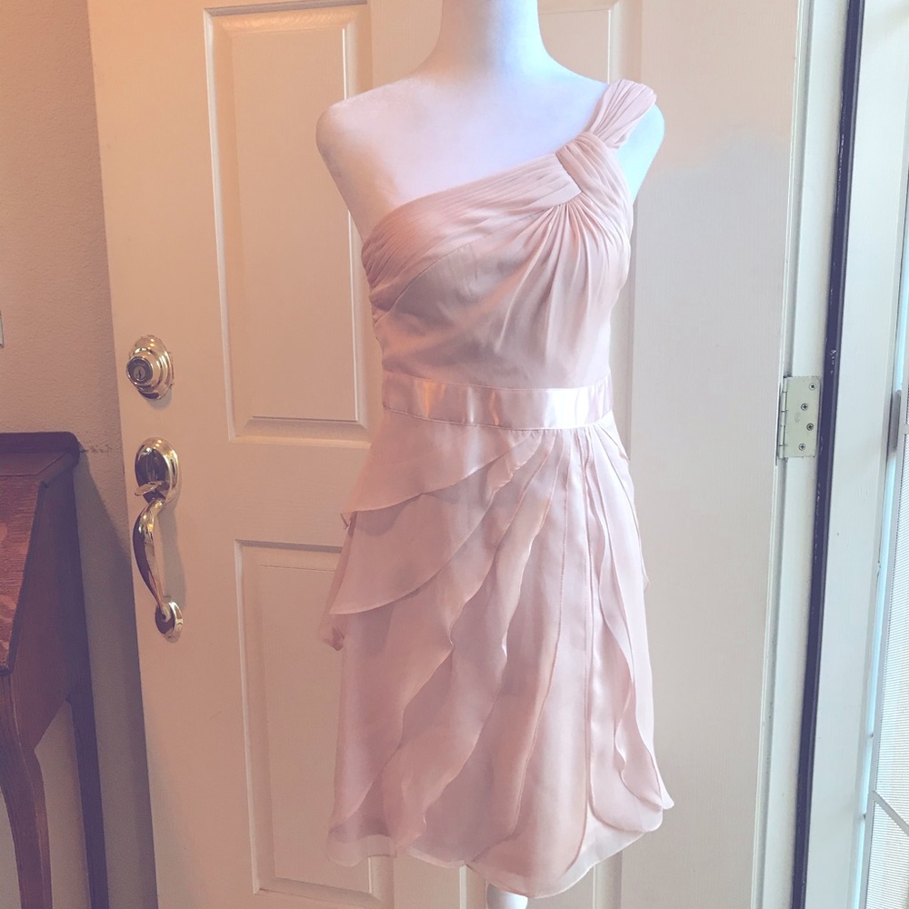 Adrianna Papell blush, size 2 fancy dress.